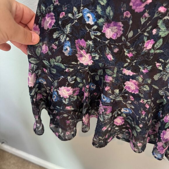 REBECCA TAYLOR ruby floral organza dress size 4 - Picture 5 of 9